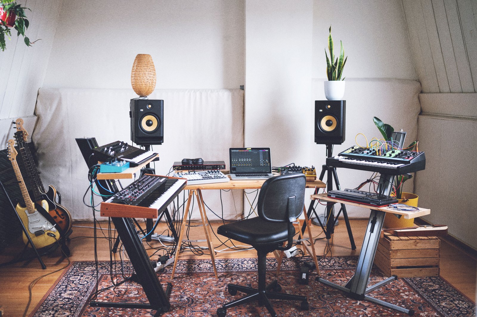 Michalis' music studio